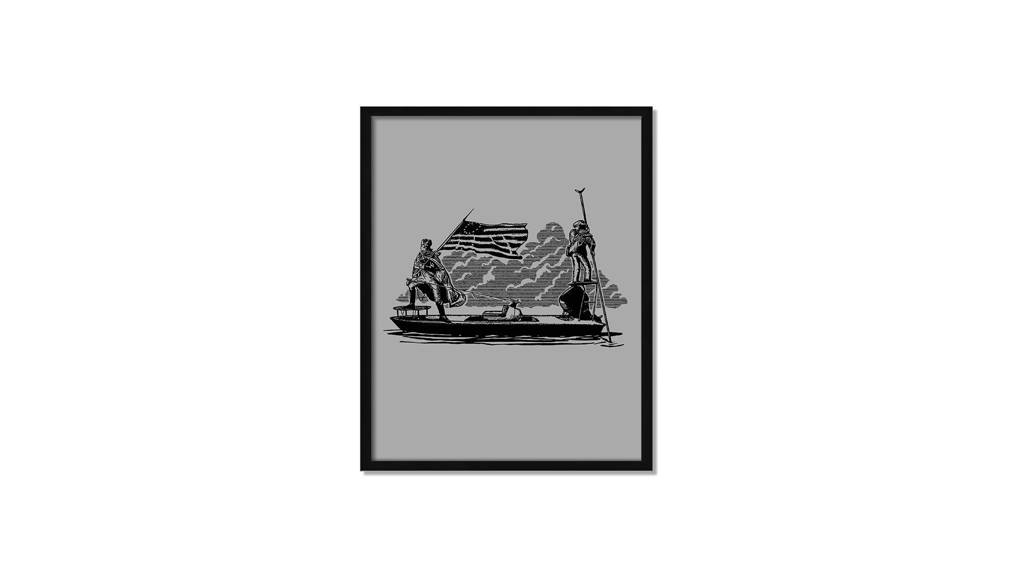 Paper w/ Black Frame